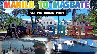 MANILA TO MASBATE via PIO DURAN PORT  ADV 150 [upl. by Alicsirp]