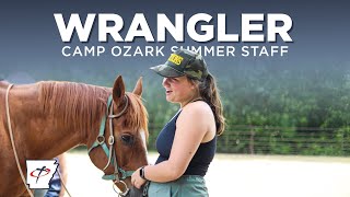 Camp Ozark Staff  Wrangler [upl. by Riffle]