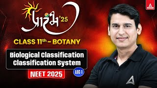 BIOLOGICAL CLASSIFICATION CLASS 11 NEET 2025  CLASSIFICATION SYSTEM  ALL CONCEPT AND THEORY neet [upl. by Marlo]