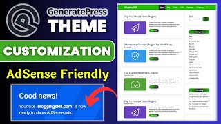 GeneratePress Theme Customization  Design WordPress Website With GeneratePress Premium [upl. by Kelula]