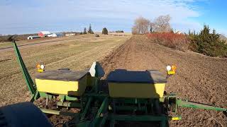 Case IH 5230 planting corn [upl. by Ylatan]