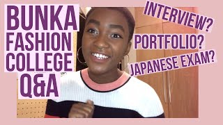 Bunka Fashion College QampA  Interview Portfolio Entrance Exam [upl. by Lanny505]