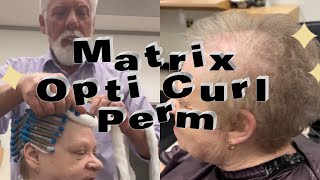 Matrix Opti Curl Perm on Fine Thin Hair🥰👍 [upl. by Llevram]