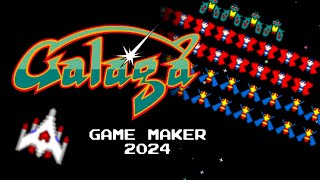 Galaga Game Maker Remake 2024 Download Gameplay [upl. by Azila696]