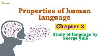 Properties of human language study of language Reflexivity Displacement Arbitrariness [upl. by Oruam646]