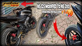 Ns125 convert to Ns200  125cc detail video 🔥🚀 BikerBoyazzu [upl. by Austen]