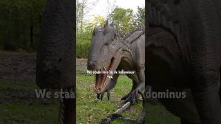 Ontmoet de DRex 🦖 zooparcoverloon zoo zooparc overloon dinosaur [upl. by Phina615]