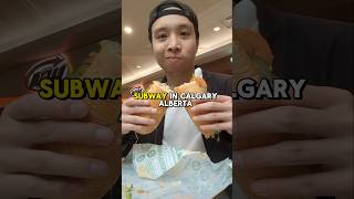 I Tried The Teriyaki Crunch From Subway In Calgary Alberta [upl. by Ruscher]