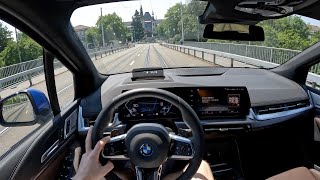 BMW 230e xDrive Active Tourer  POV Driving 4K [upl. by Asemaj902]