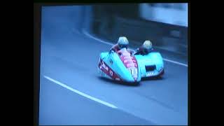 Isle of Man TT 2024 Sidecar Race One with Onboard Footage [upl. by Erbma]