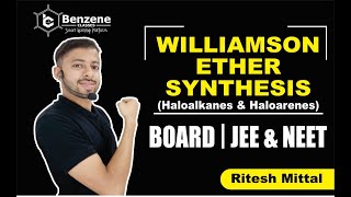 Williamson Ether Reaction  SN2 Reactions  Organic Chemistry  Class12  Haloalkane and Haloarenes [upl. by Yarvis446]