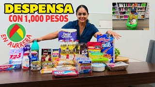 🔥 Despensa con 💲1000 pesos AURRERA🔥 [upl. by Nosde]