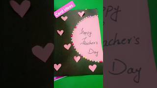 easy teacher card💐🌺🥰  teacher day card😇  easy handmade 😍sadiakhansadi youtubeshorts viralshort [upl. by Violeta412]