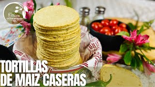 Cómo Hacer Tortillas de Maíz Esponjosas Fácil y Rápido [upl. by Dnomayd]