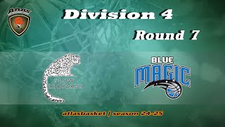 Atlasbasket  Div 4Round 7  SLOW LEOPARDS vs BLUE MAGIC [upl. by Lach671]