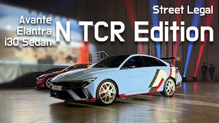 2025 Hyundai Elantra N TCR Edition EXCLUSIVE First Look Walkaround InDepth Exterior Interior Review [upl. by Llerryt]