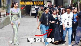 Coincidentally Manisha Rani Passed By Malaika Arora At Jhalak Dikhhla Jaa S11 sets [upl. by Behka932]