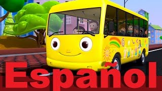 Las ruedas del autobús  Parte 1  Canciones infantiles  LittleBabyBum [upl. by Elfrida244]