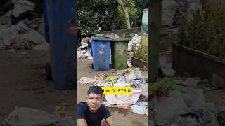 Dustbin say to man💥👺💥 comedy funny prank dustbin shortsvideo [upl. by Harraf]