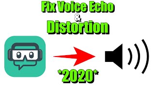 How to fix voice echo and distortion in StreamLabs OBS 2020 [upl. by Nnayllehs595]