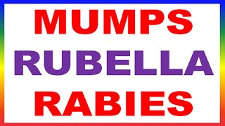 MUMPS RUBELLA amp RABIES TRANSMISSIONCAUSESSYMPTOMSDIAGNOSISCOMPLICATIONSMANAGEMENTDOCTORS TIPS [upl. by Asillam]