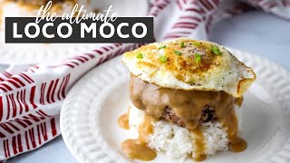 LOCO MOCO Recipe  The Ultimate Hawaiian Plate Lunch  Keeping It Relle [upl. by Vidovik571]