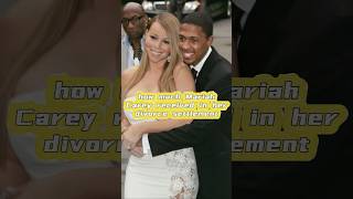 Do you know how much Mariah Carey received in her divorce settlement Part 2 [upl. by Iturk]