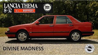 The Lancia Thema 832 is a Ferraripowered road rocket packing luxury and a glorious engine sound [upl. by Anos]