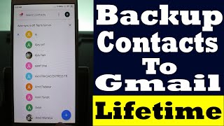 gmail phone contacts  how to savebackup phone contacts to gmail in redmi mi  hindi [upl. by Shelden]