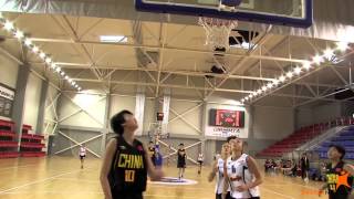 Chinese U16 basketball teams in Lithuania [upl. by Hurlee]