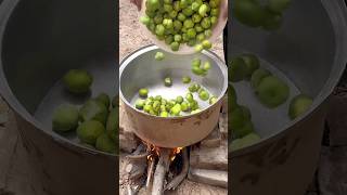 Picking figs and making organic fig syrup over the fire [upl. by Vladimar]