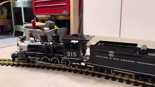 Accucraft Aster C18 1203 live Steam 315 in Action [upl. by Zipnick323]