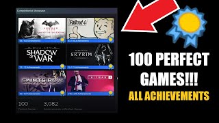 My 100 PERFECT STEAM GAMES 100 ALL ACHIEVEMENTS [upl. by Anette952]