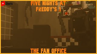 BLENDERMC FNAF ➤quotTHE FAN OFFICEquot Five Nights At Freddys 1 SHORTS [upl. by Ehrsam535]