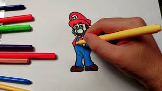 Comment dessiner Mario facilement [upl. by Romain]