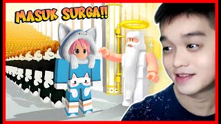 ATUN amp MOMON NGANTRI MASUK SURGA DENGAN SUNGAI SUSU  Feat sapipurba Roblox [upl. by Kingsbury]