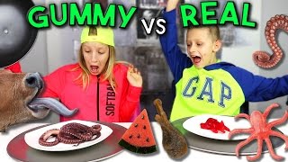 GUMMY vs REAL 2 [upl. by Francene]