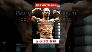 Pour MAXIMISER tes gains te limite pas à 812 répétitions par série musculation [upl. by Jo-Anne]