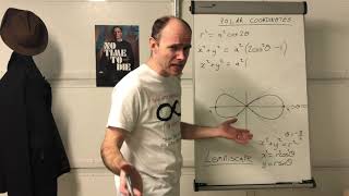 Polar Curves Lemniscate Part 2  finding a Cartesian equation for the infinity curve [upl. by Jenness]