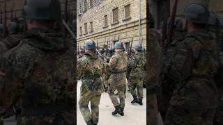 Prussian tradition of the German Army military bundeswehr wachbataillon march history music [upl. by Lahcym]