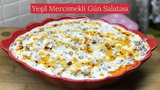 Yeşil Mercimekli Gün Salatası  Naciye Kesici  Yemek Tarifleri [upl. by Aihsoek]