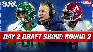 LIVE Patriots 2022 NFL Draft Show Round 2 [upl. by Walter]