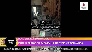 Perdió todo en un incendio y pide asistencia  Misiones Cuatro [upl. by Adriell]