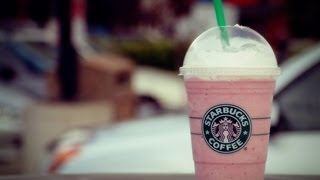 How to Make a Starbucks Strawberries amp Crème Frappuccino [upl. by Eelrahc]