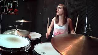 Take me out  Franz Ferdinand  drum cover by Leire Colomo [upl. by Rednijar809]