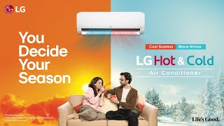 LG Hot amp Cold Air Conditioner  All Season Comfort  LG India [upl. by Oznofla470]