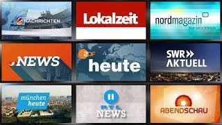 German TV News Intros 2018  Openings Compilation HD [upl. by Firooc]