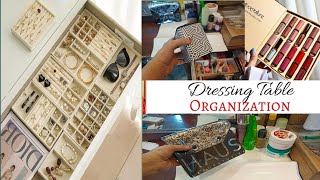 Dressing Table OrganizationTips To Organize Makeup And Jewellery🌟Sadafzamirvlogs [upl. by Rains]