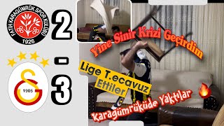 Fanatik Fenerbahçeli Galatasaray Maçı İzlerse  Tepki Videosu  Karagümrük 23 Galatasaray keşfet [upl. by Elmaleh]