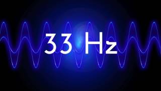 33 Hz clean sine wave BASS TEST TONE frequency [upl. by Joey]